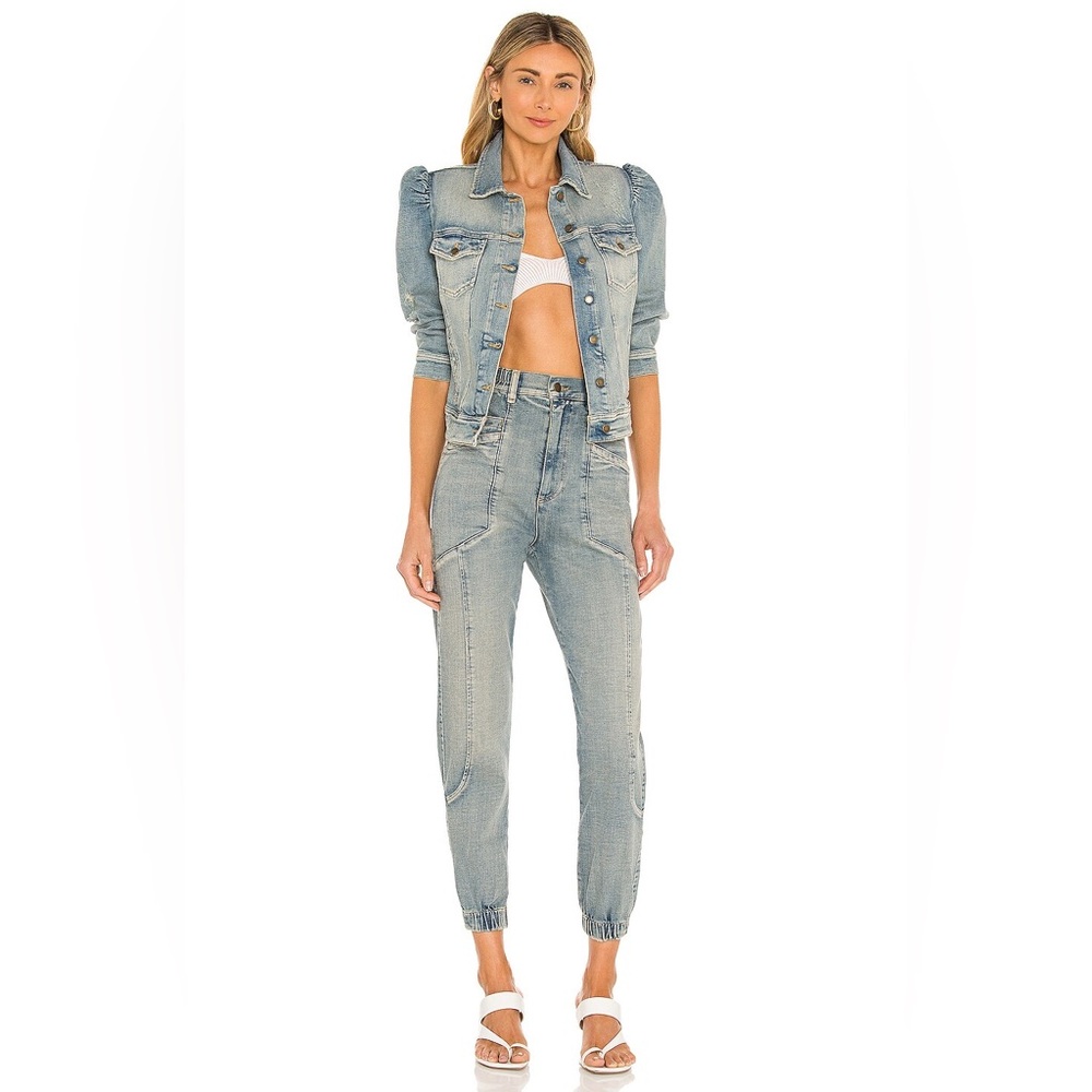 EUC Retrofete Myla Denim Jogger in Romano Size 28 - Picture 6 of 9